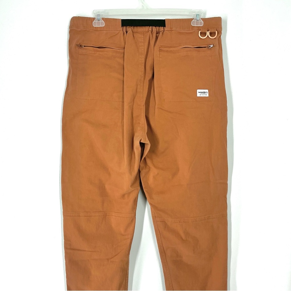 Wondery Outdoor Hiking Pants Women Size XXL Orange w/Belt Multiple Zip‎ Pockets - Picture 2 of 11